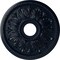 Ekena Millwork Edinburgh Ceiling Medallion (Canopies up to 5 1/8"), 18 1/8"OD x 3 1/2"ID x 2 3/4"P, Midnight Dream CM18ED1MDF - alternate 1